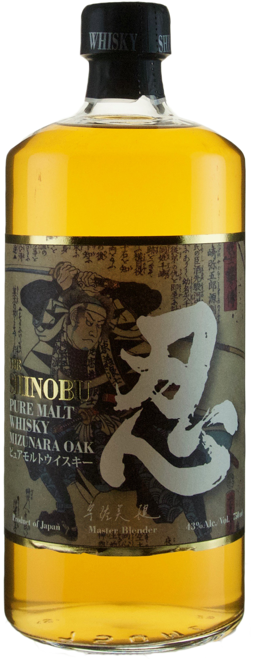 Shinobu Distillery Mizunara Oak Finish Pure Malt Whisky