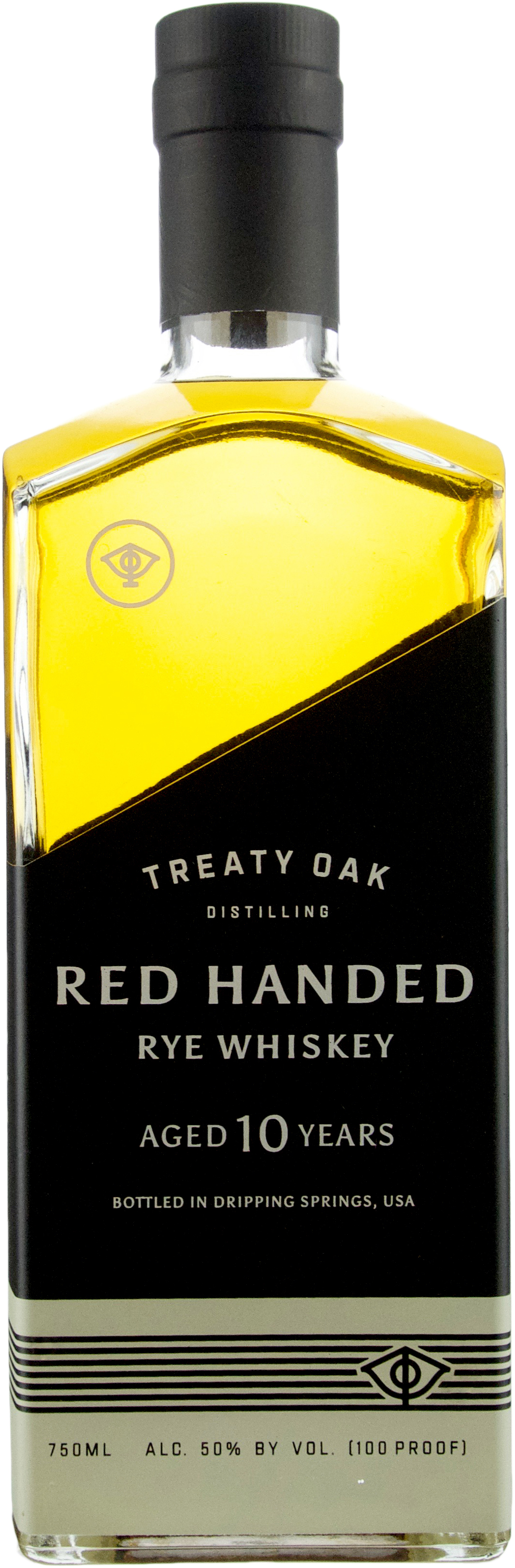 Treaty Oak Distillery Red Handed 10 year old Rye Whiskey