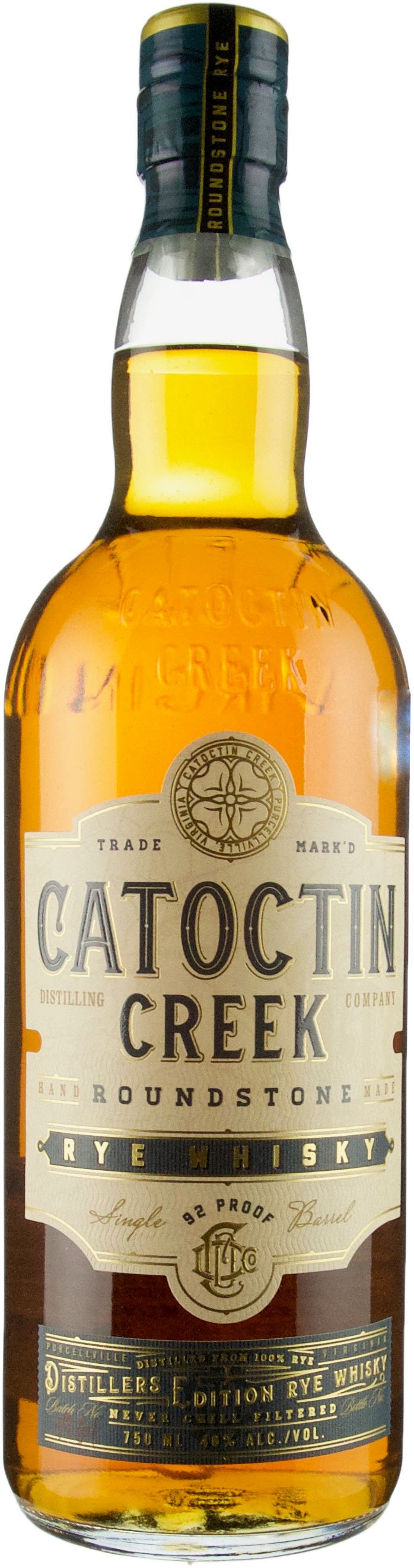 Catoctin Creek Roundstone Rye 92 Proof Distiller's Edition
