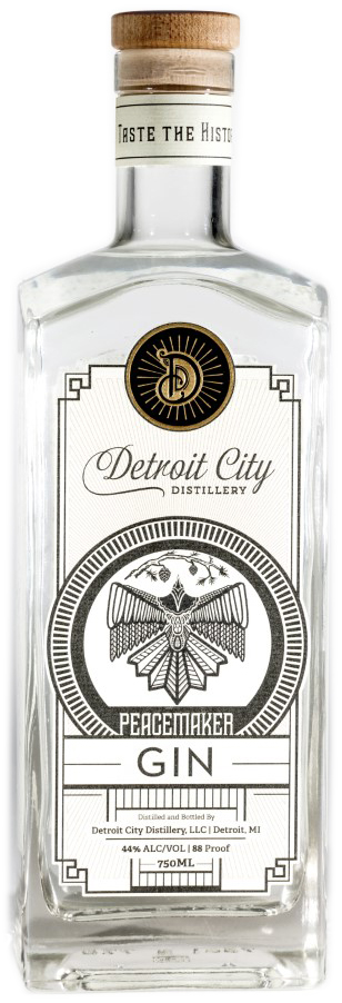 Detroit City Distillery Peacemaker Gin Made With Locally Foraged Botanicals