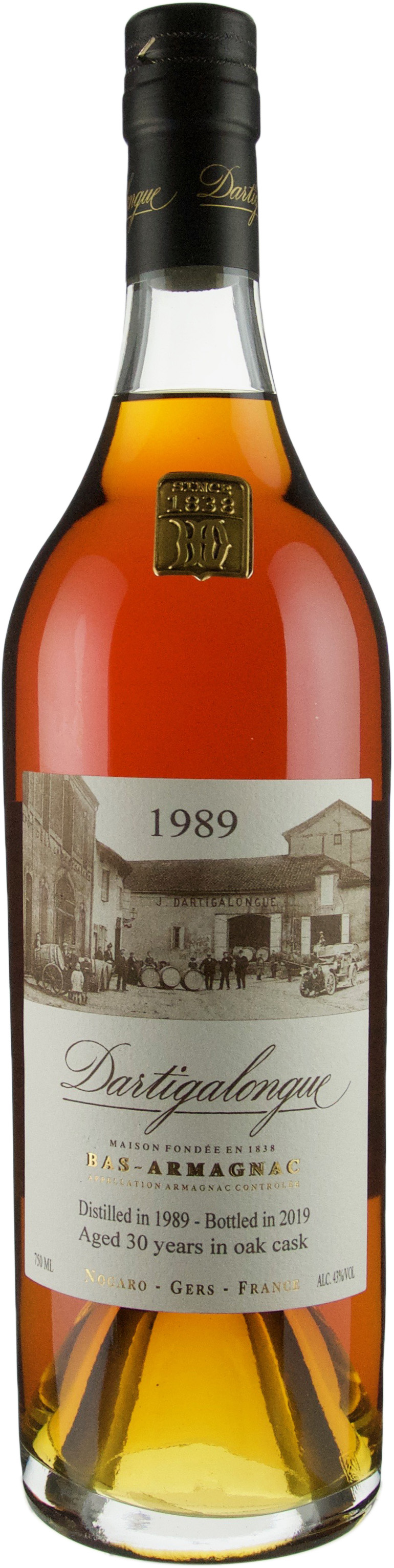 Dartigalongue 30 year old Vintage Armagnac 1989