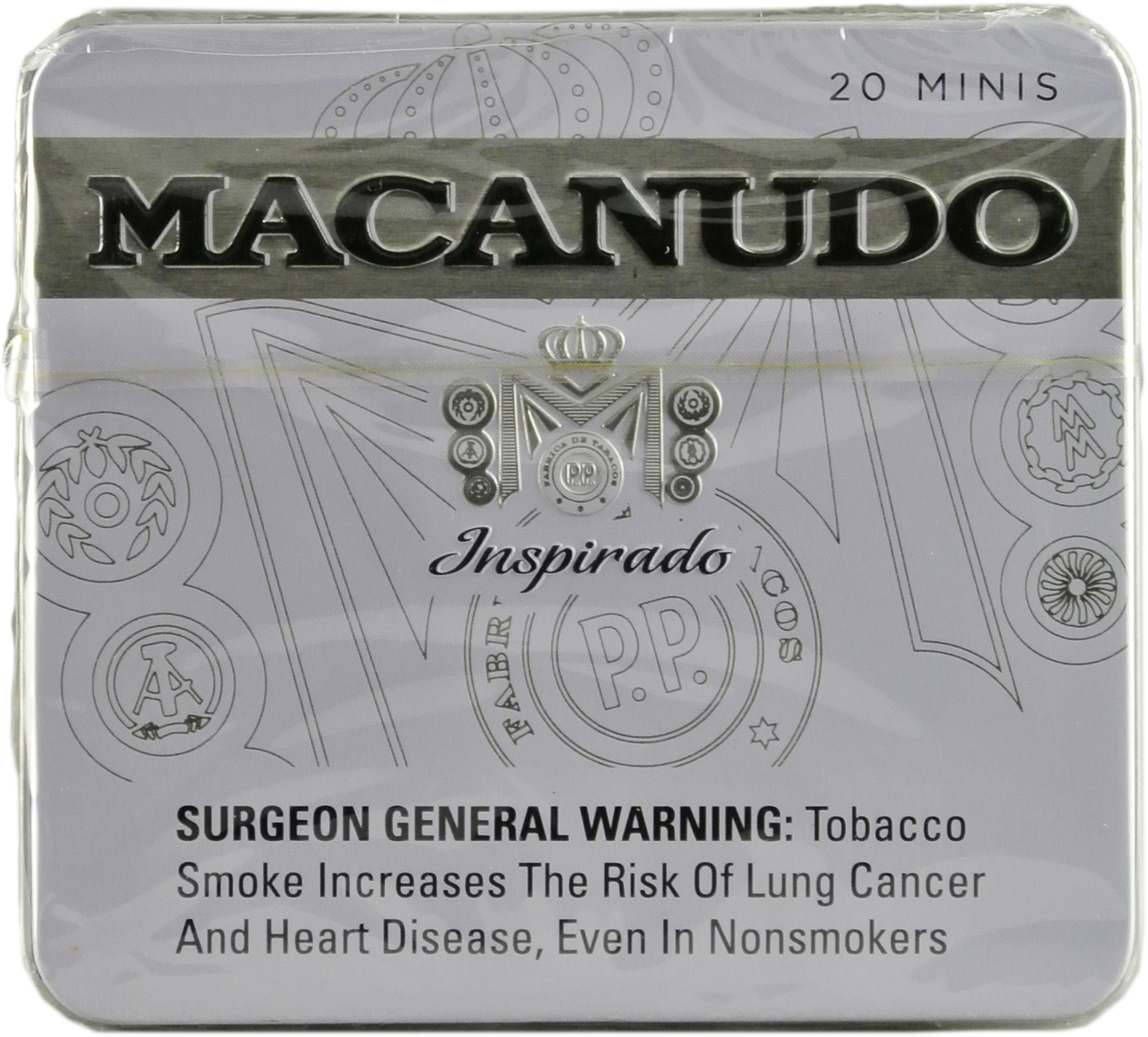 Macanudo Inspirado White 20 Pack Tin 4.13x32