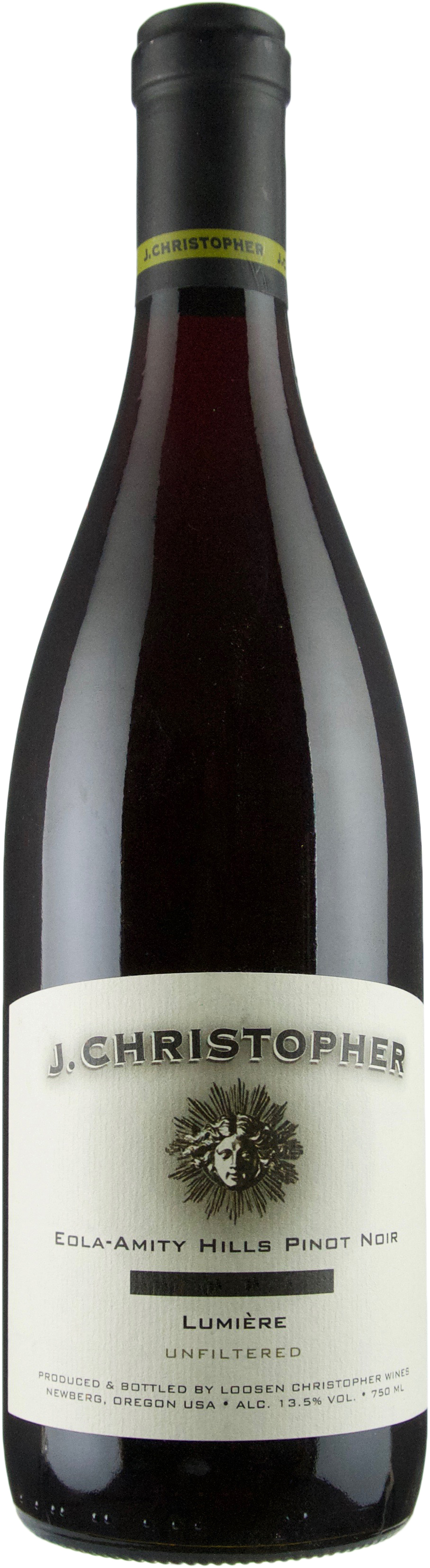 J Christopher Pinot Noir Lumiere Eola Amity Hills 2016