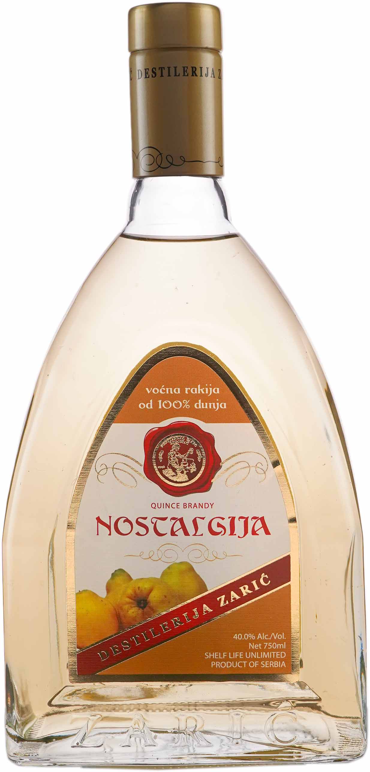 Distilerija Zaric Nostalgija Quince Brandy