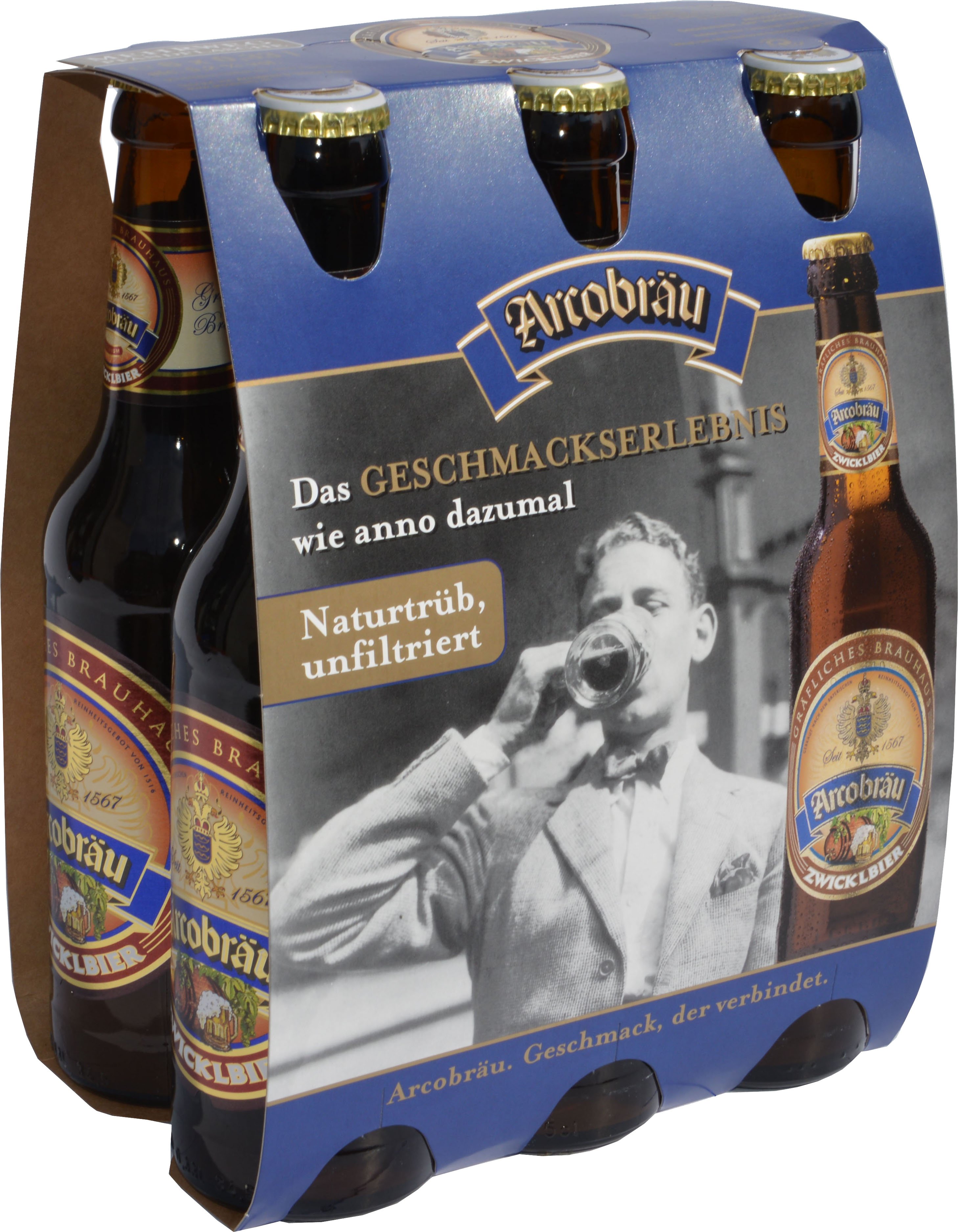 Arcobrau Zwickl Lager | 6 pack of 11.2 oz Bottle