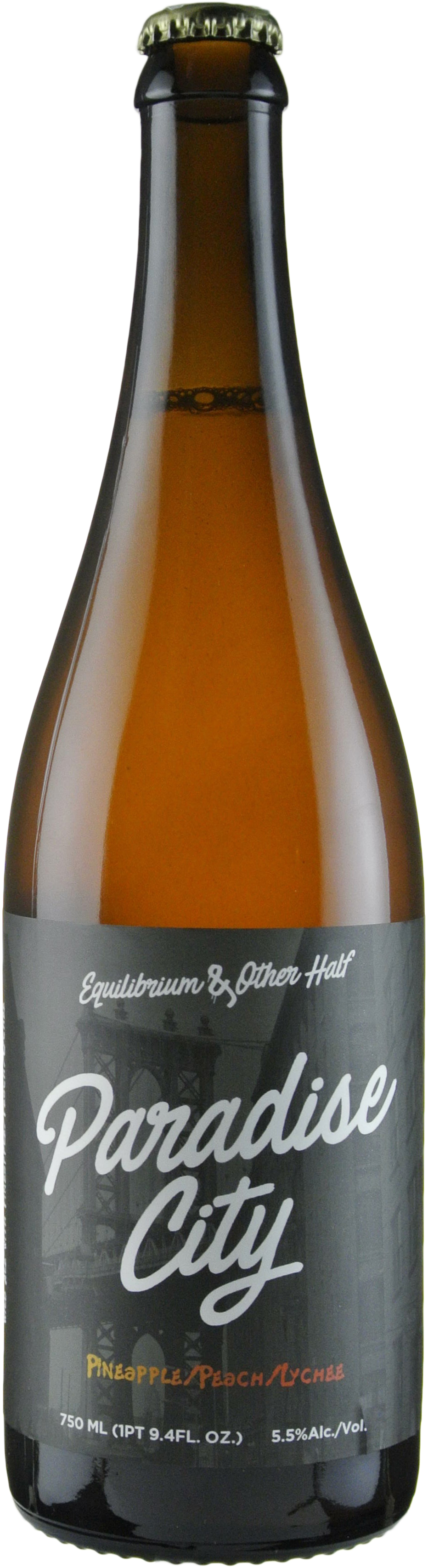 Equilibrium Paradise City Pineapple Peach and Lychee Wild Ale in collaboration w/ Other Half Brewing