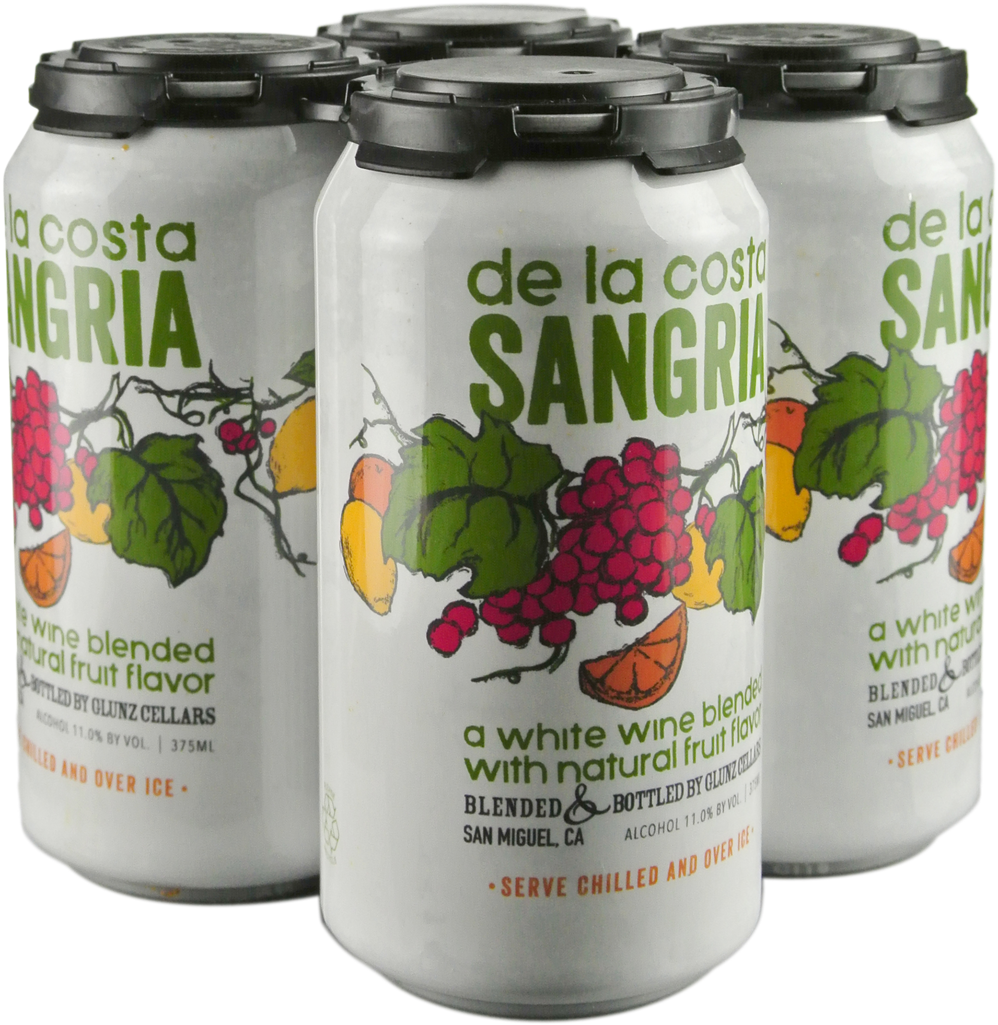 Glunz De La Costa White Sangria 4 Pack Can