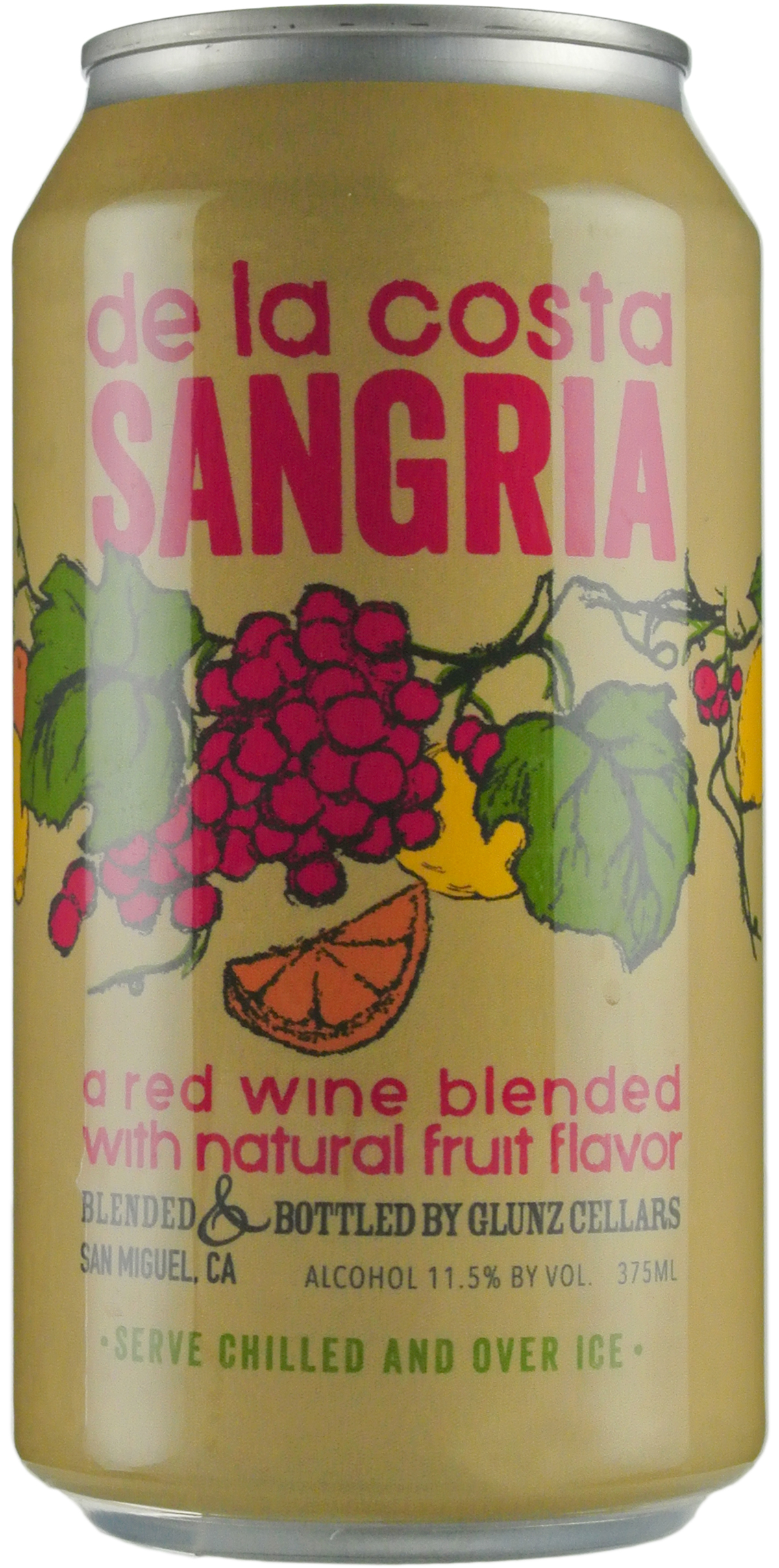 Glunz De La Costa Red Sangria 1 Pack Can Half Bottle