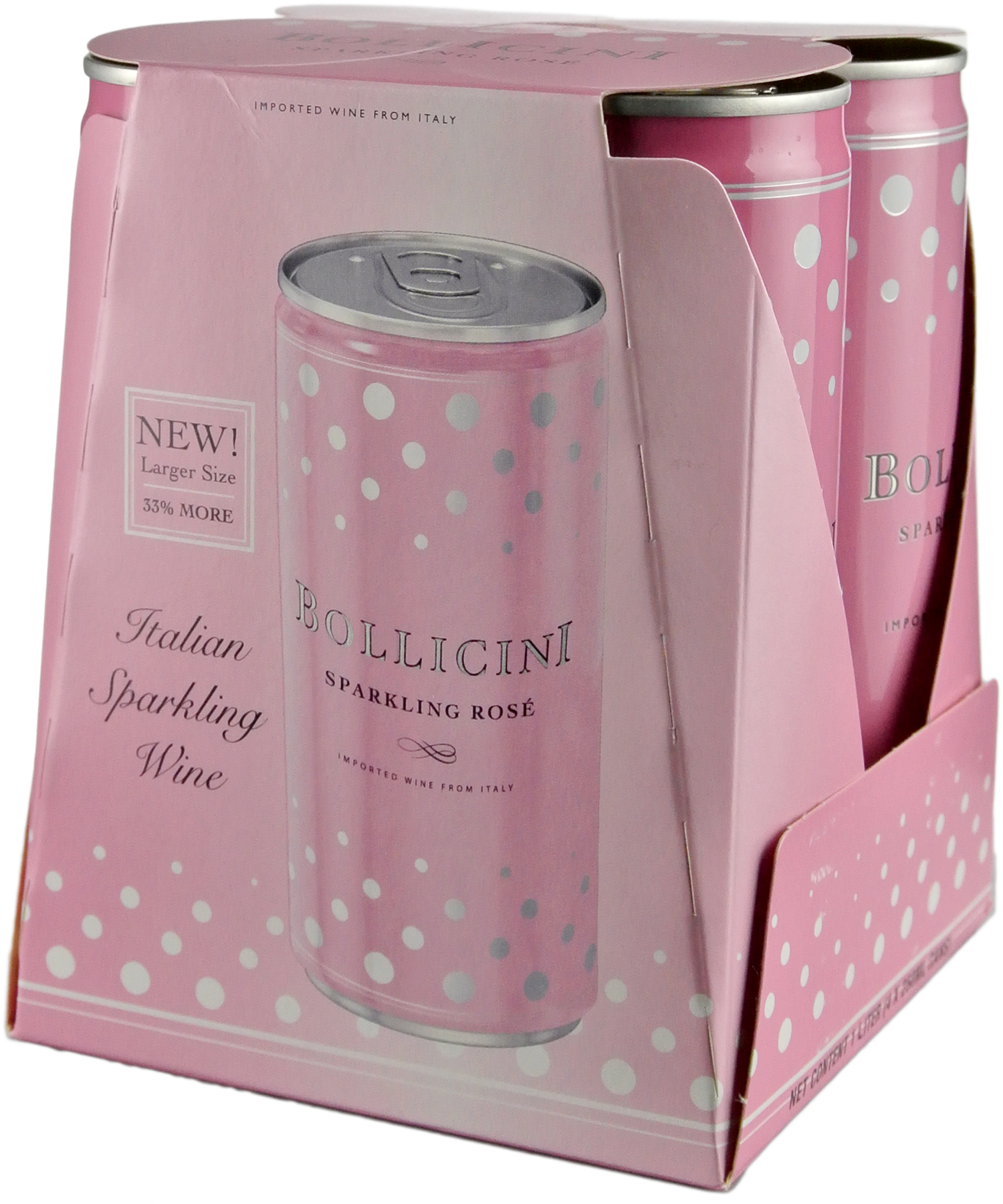 Bollicini Sparkling Rose 4 Pack Cans