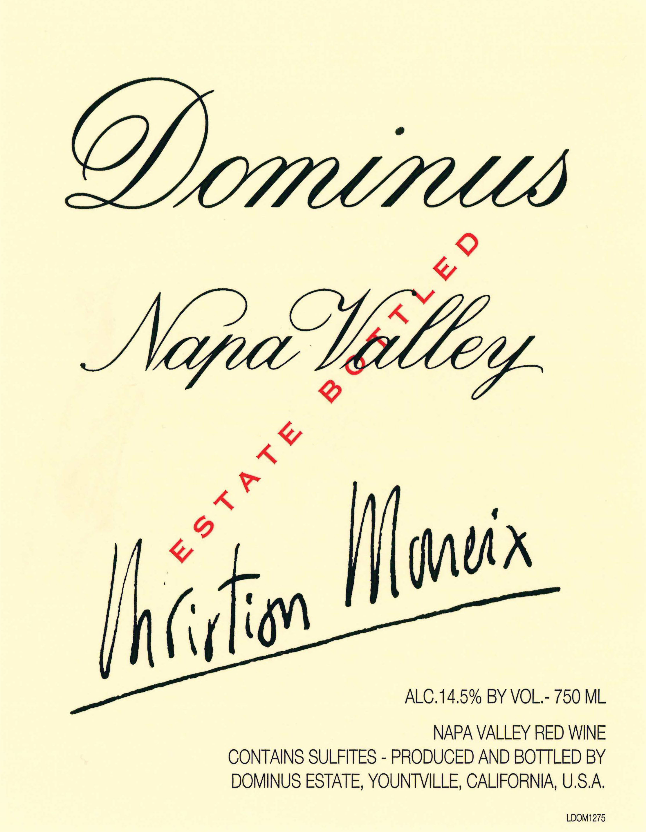 Dominus Estate Napa Valley Red 2016