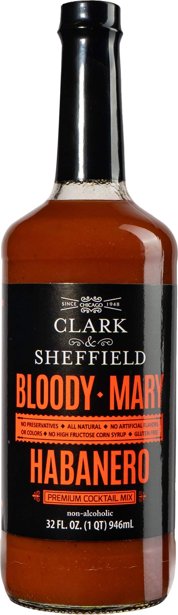 Clark & Sheffield Habanero Bloody Mary Mix | 32 oz Bottle