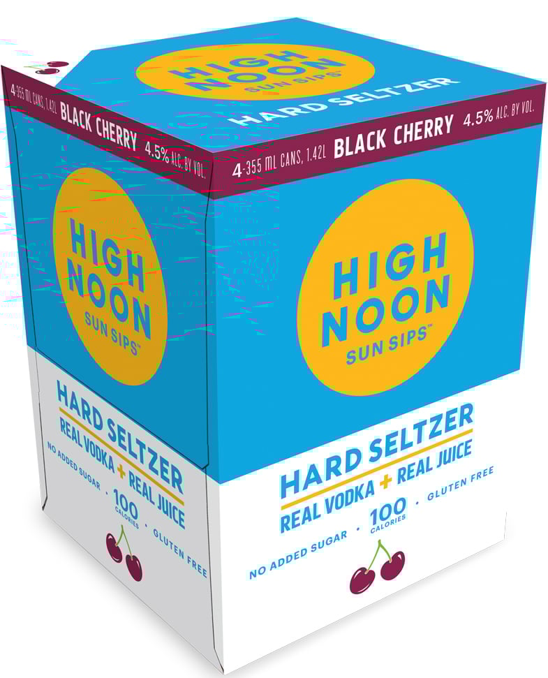 High Noon Vodka & Soda Black Cherry 4 Pack Can