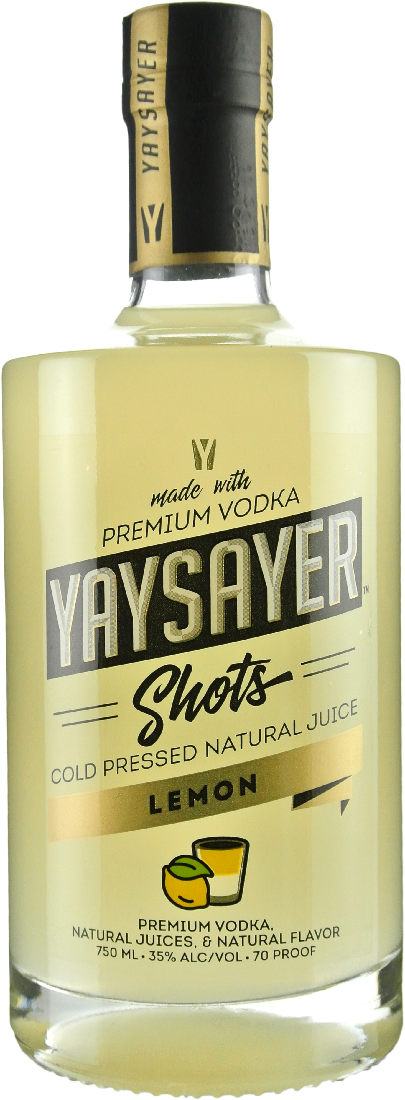 Yaysayer Lemon Shots Premium Vodka