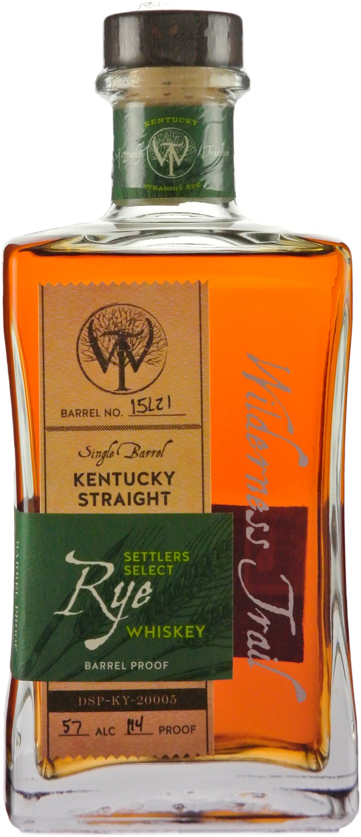 Wilderness Trail Distillery Small Batch Kentucky Straight Rye Bottled in Bond