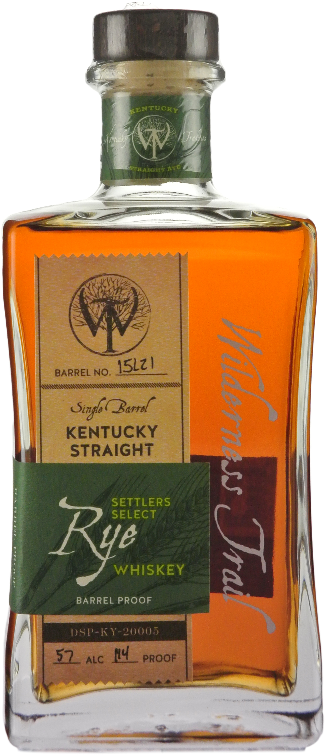 Wilderness Trail Distillery Small Batch Kentucky Straight Rye Bottled ...