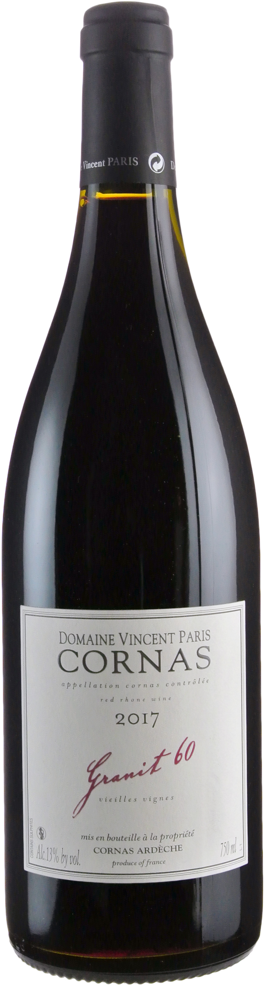 Domaine Vincent Paris Cornas Granit 60 Vieilles Vignes 2017
