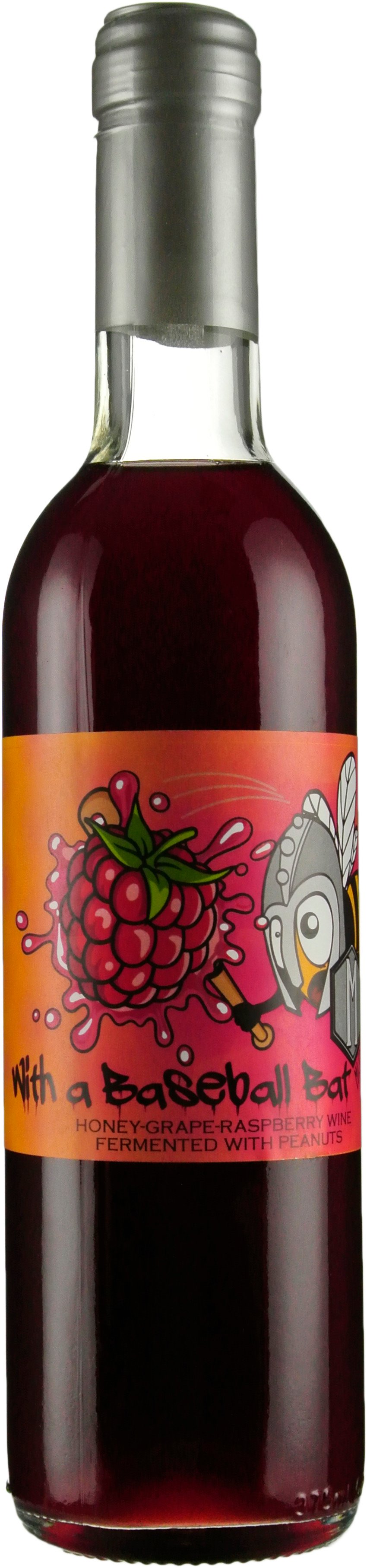Misbeehavin' Meads With A Baseball Bat Raspberry Half Bottle