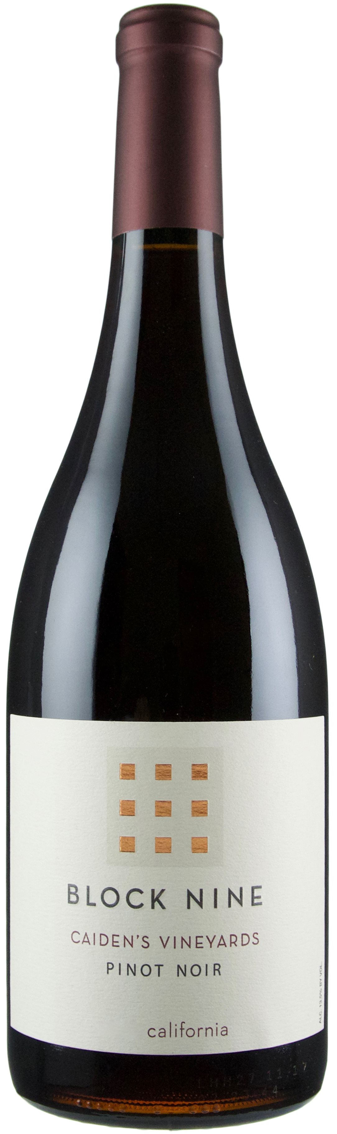 Block Nine Pinot Noir Caiden's Vineyard 2018