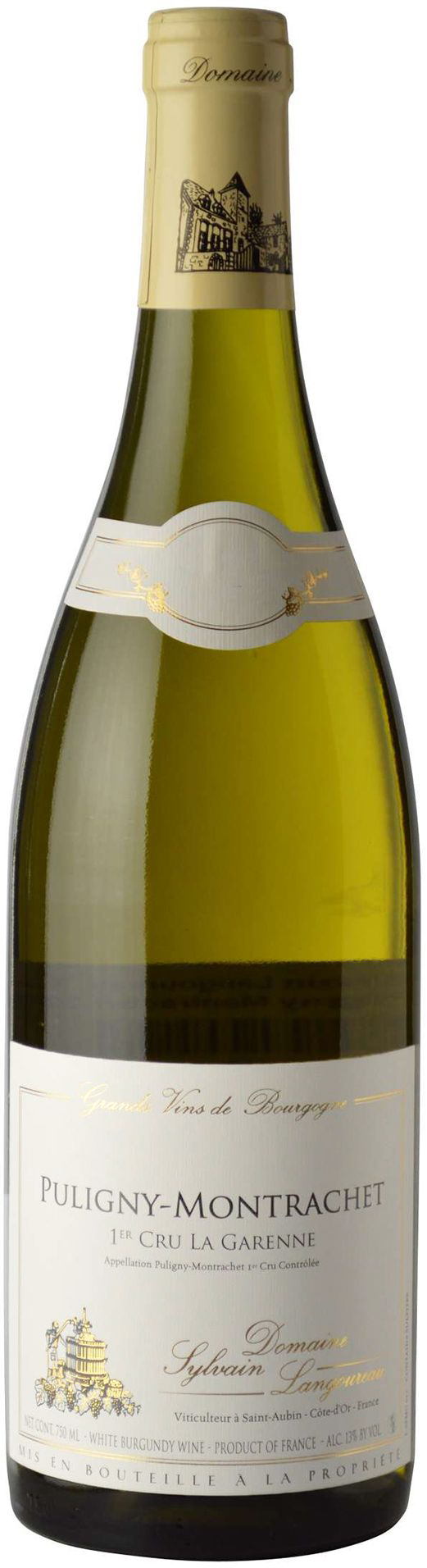 Domaine Sylvain Langoureau Puligny Montrachet La Garenne 2016