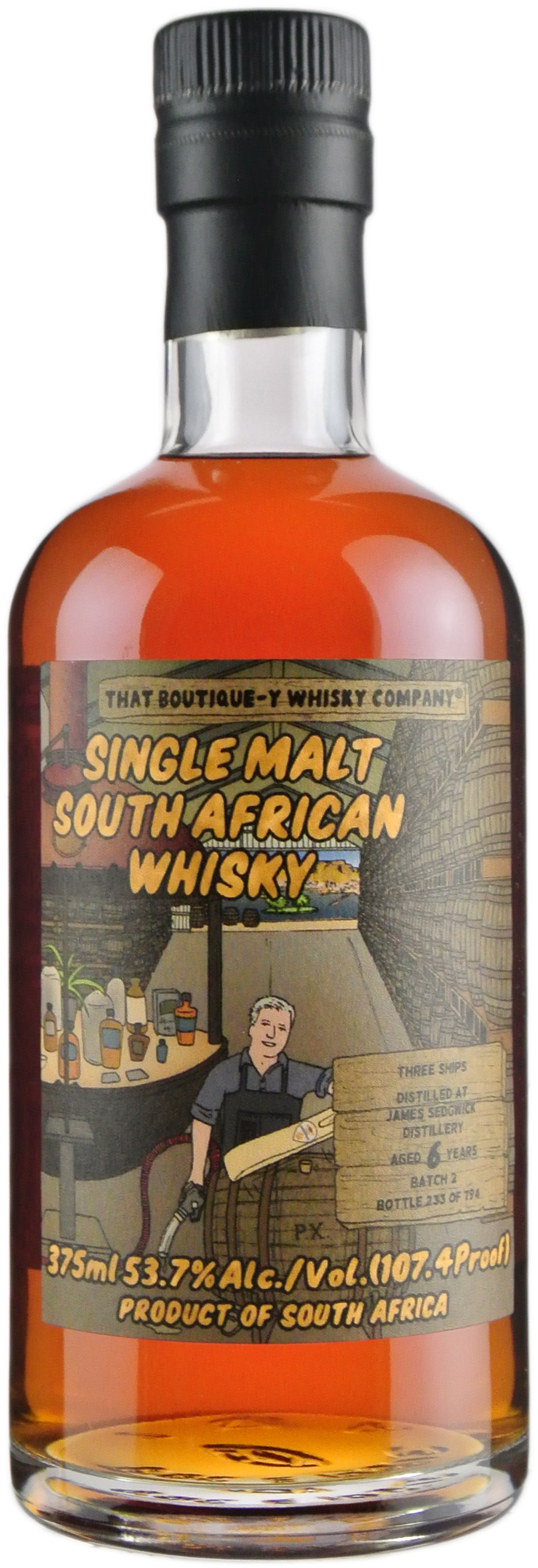That Boutique-y Whisky Company Three Ships 6 year old South African Single Malt Batch 2