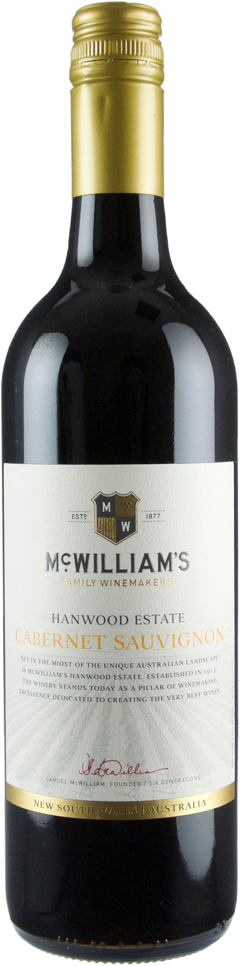 McWilliam's Hanwood Estate Cabernet Sauvignon 2017