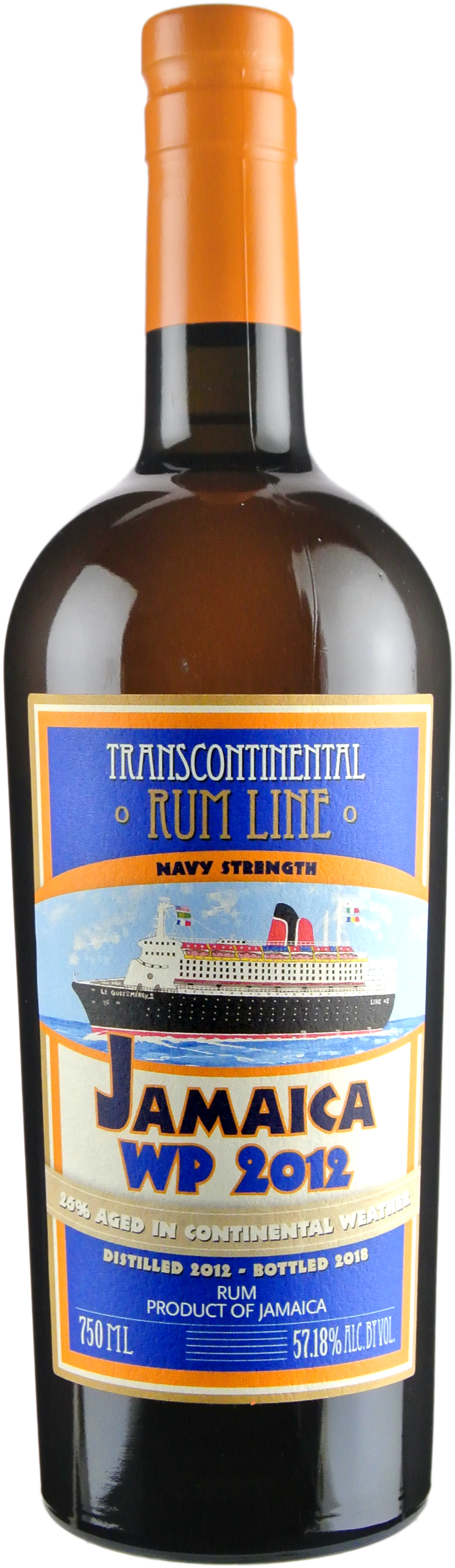 la Maison & Velier Transcontinental Rum Line Jamaica WP Navy Strength 2012