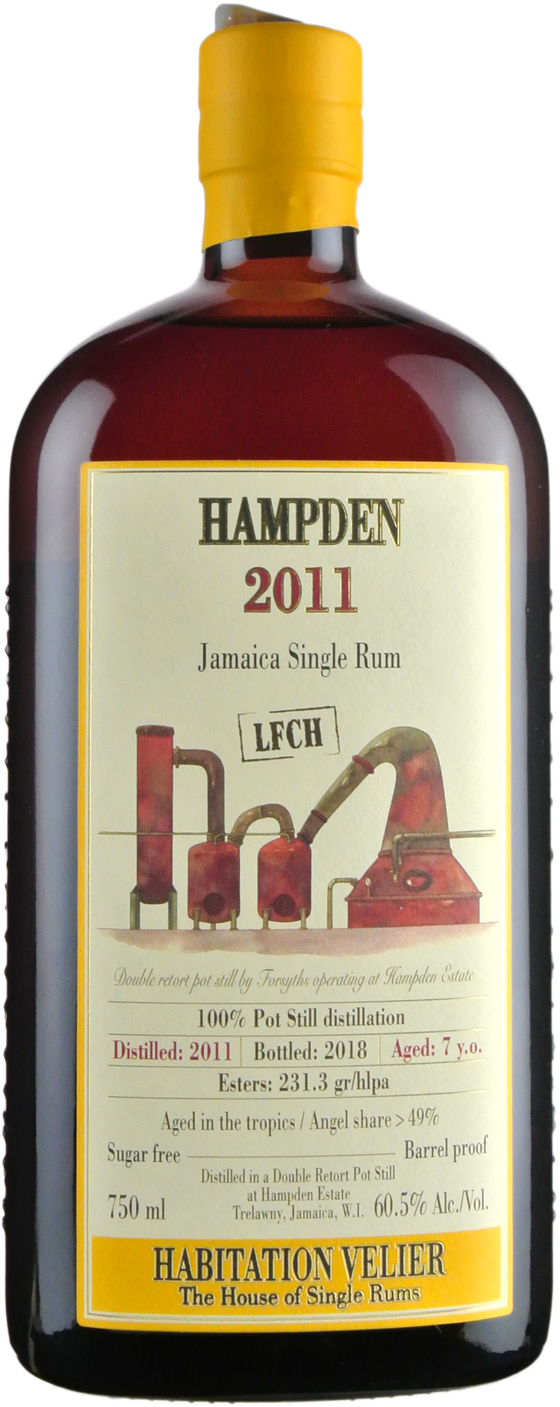 la Maison & Velier Habitation Velier Hampden LFCH Jamaica Single Rum 2011