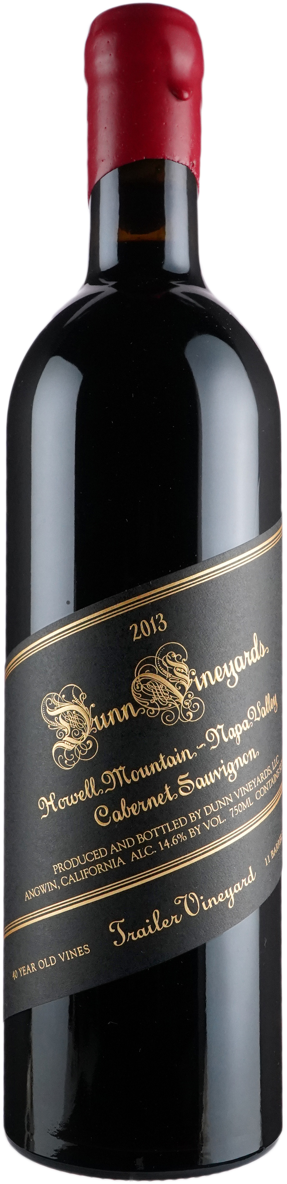 Dunn Cabernet Sauvignon Trailer Vineyard 2013