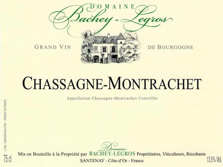 Domaine Bachey Legros Puligny Montrachet 2016