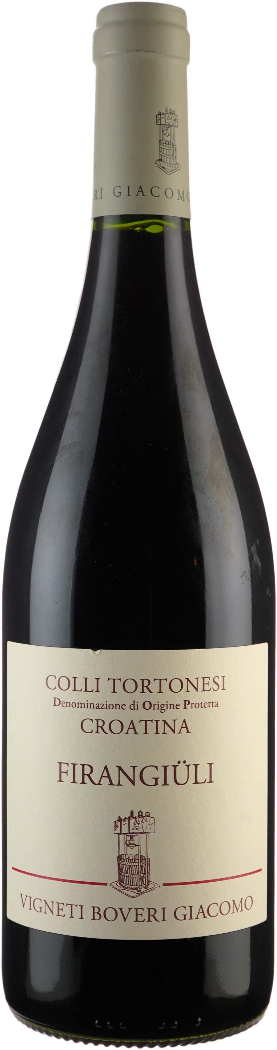 Boveri Giacomo Croatina Firangiuli Colli Tortonesi 2014