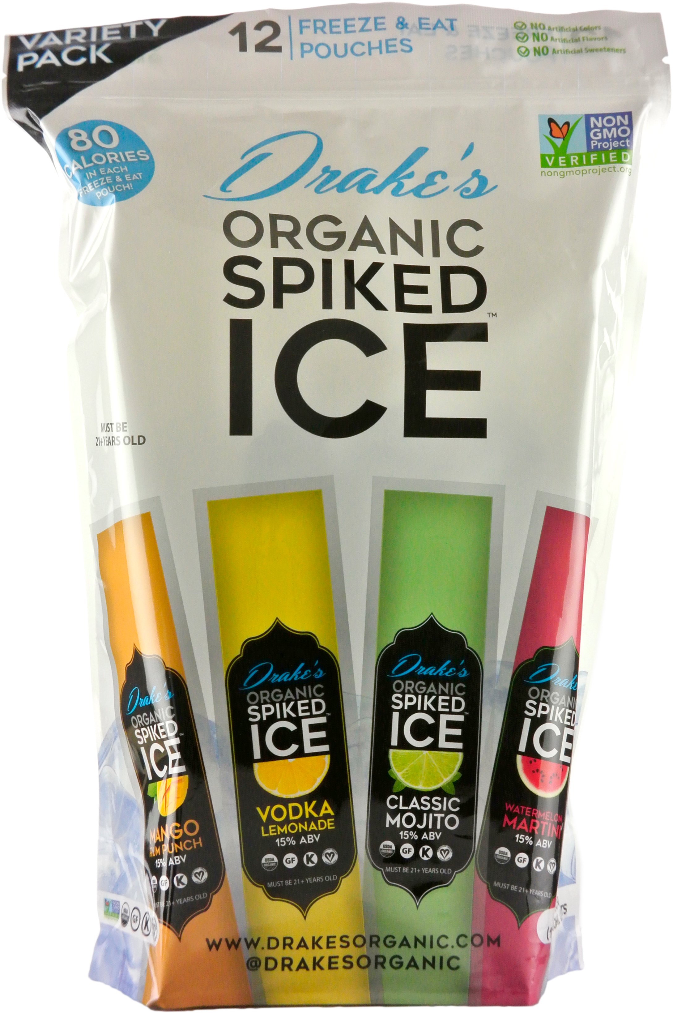 Drake's Organic Spiked Ice Variety Pack