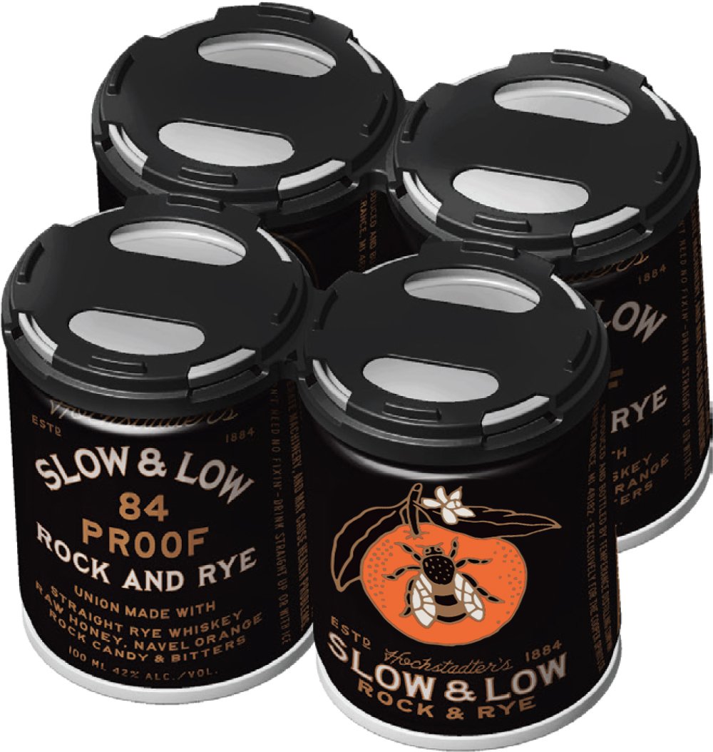 Hochstadter's Slow & Low 84 proof Rock and Rye Made With Straight Rye Whiskey