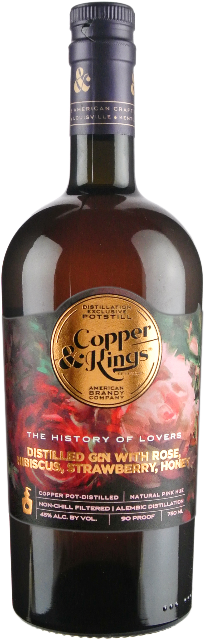 Copper & Kings The History of Lovers Rose Gin