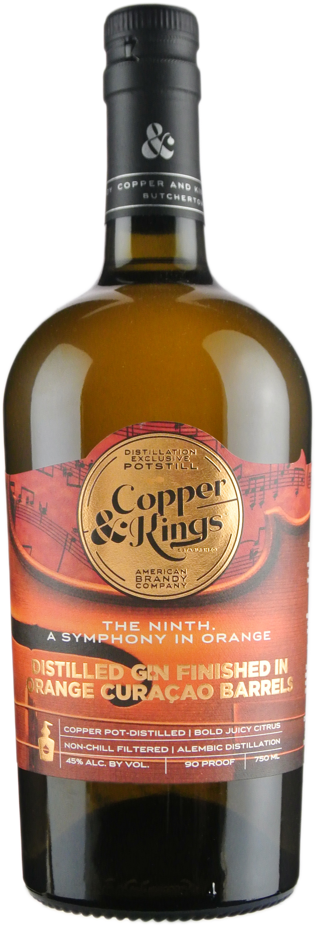 Copper & Kings The 9th A Symphony in Orange Gin Finished in Orange Curacao Barrels