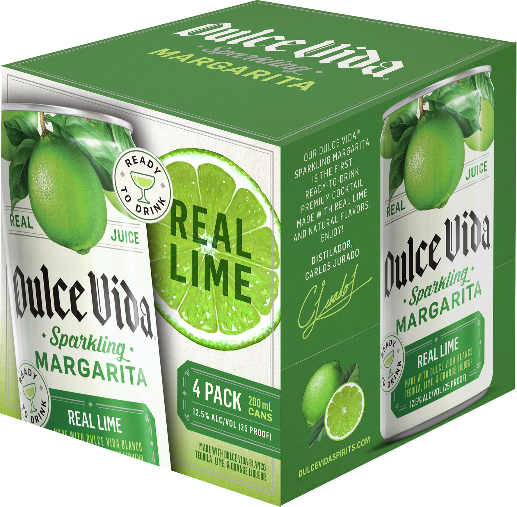 Dulce Vida Sparkling Margarita 4 Pack Cans
