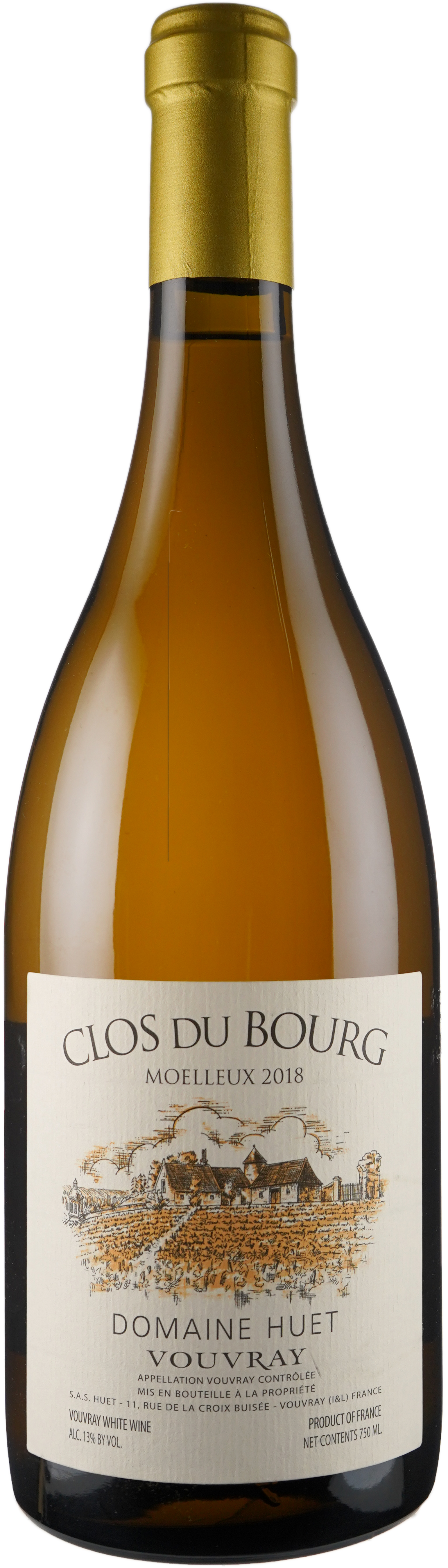 Domaine Huet Vouvray Moelleux Clos du Bourg 2018