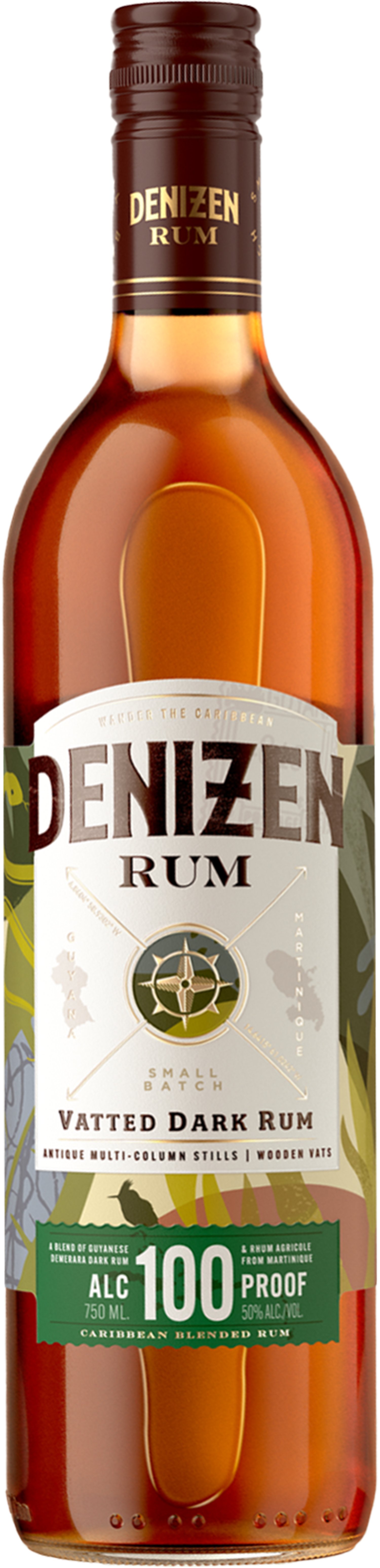 Denizen Vatted 100 Proof Dark Rum