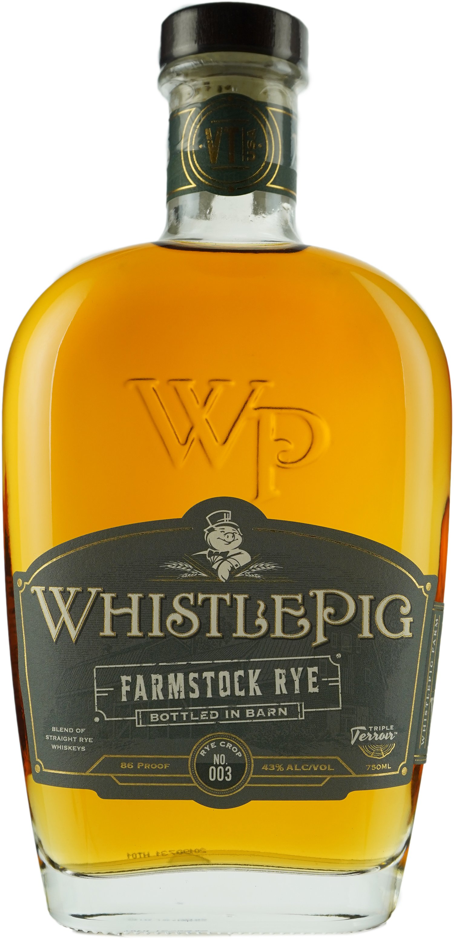 WhistlePig Farmstock Rye Bottled in Barn Crop # 3 | 750 ml