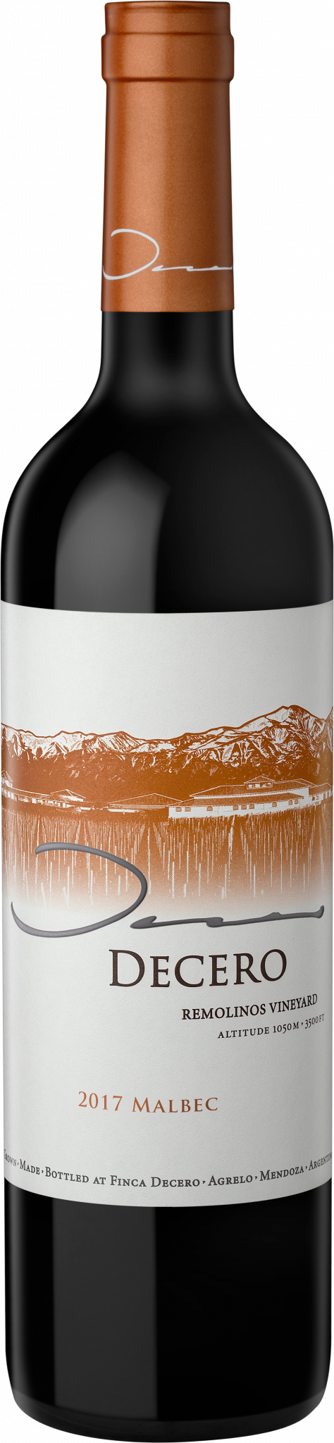 Decero Malbec Remolinos Vineyard 2017