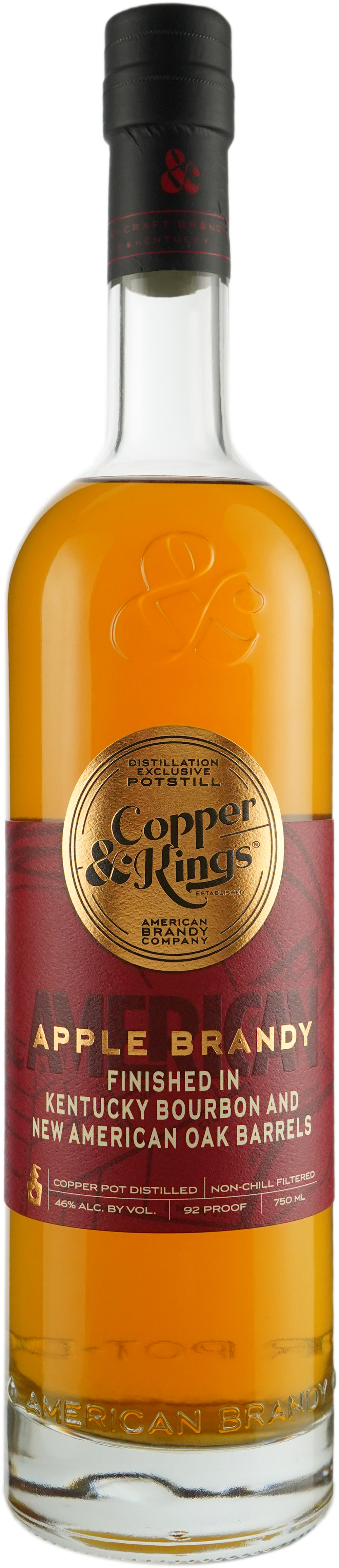 Copper & Kings Apple Brandy Finished in Kentucky Bourbon and New American Oak Barrels