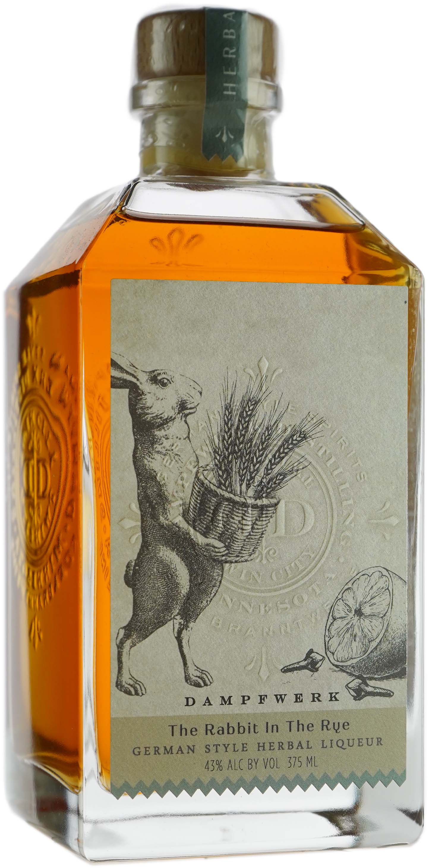 Dampfwerk The Rabbit in the Rye German Style Herbal Liqueur