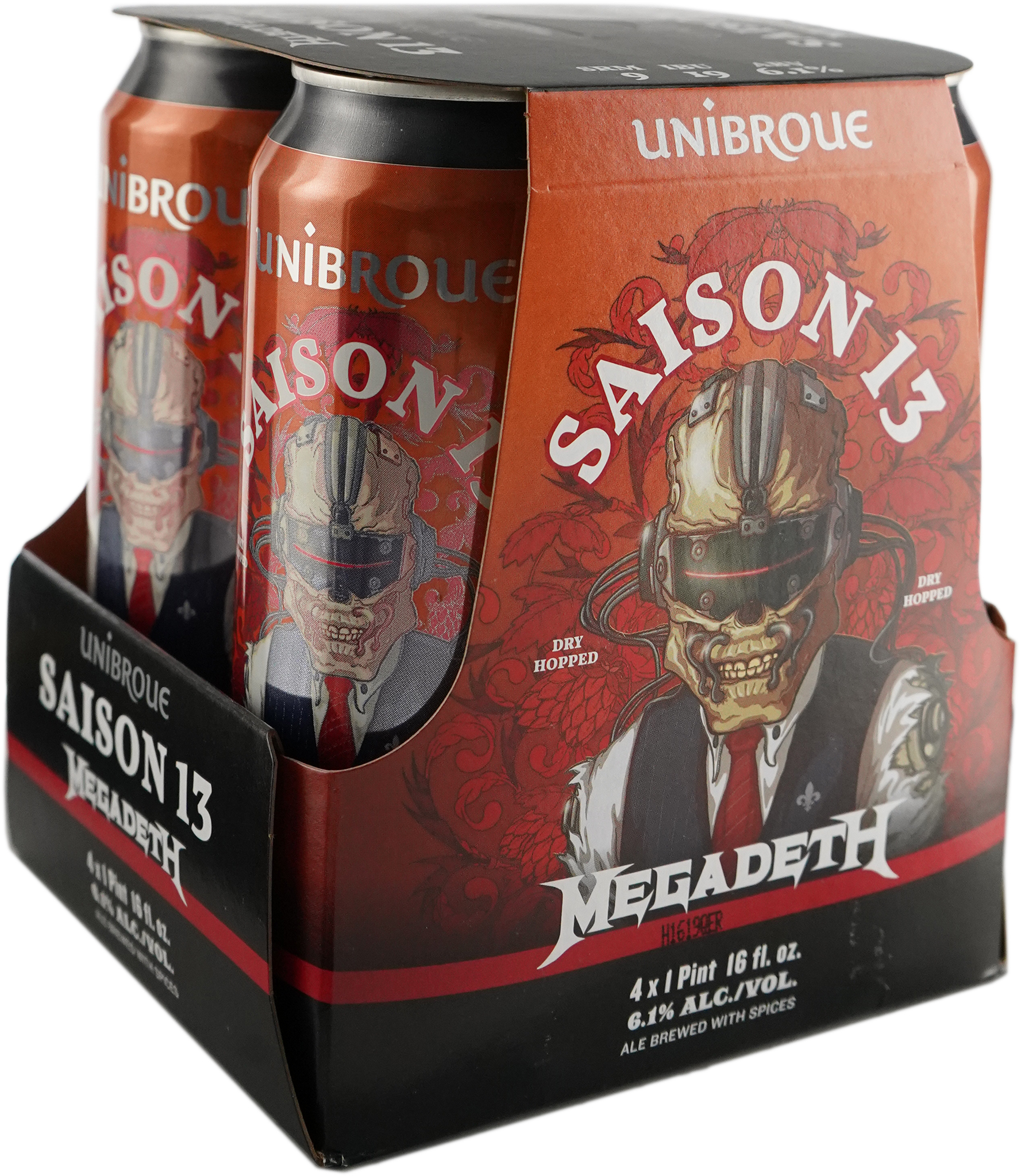 Unibroue Saison 13 collaboration with Megadeth