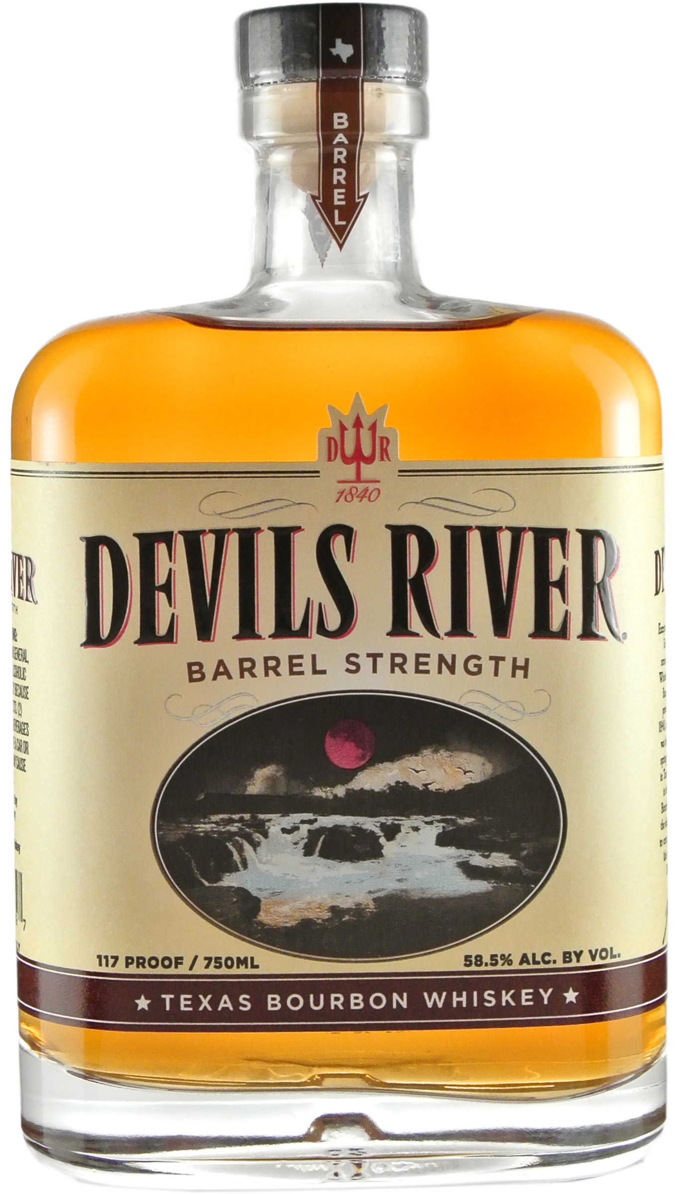 Devils River Barrel Strength Texas Bourbon Whiskey