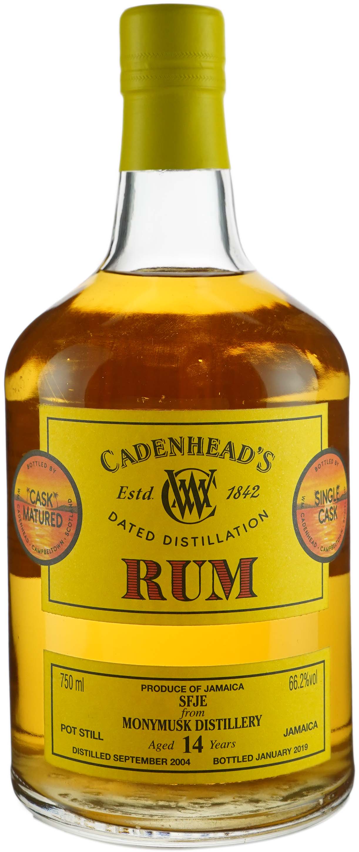 Cadenheads Monymusk 14 year old Vintage Rum Cask # 12 2004