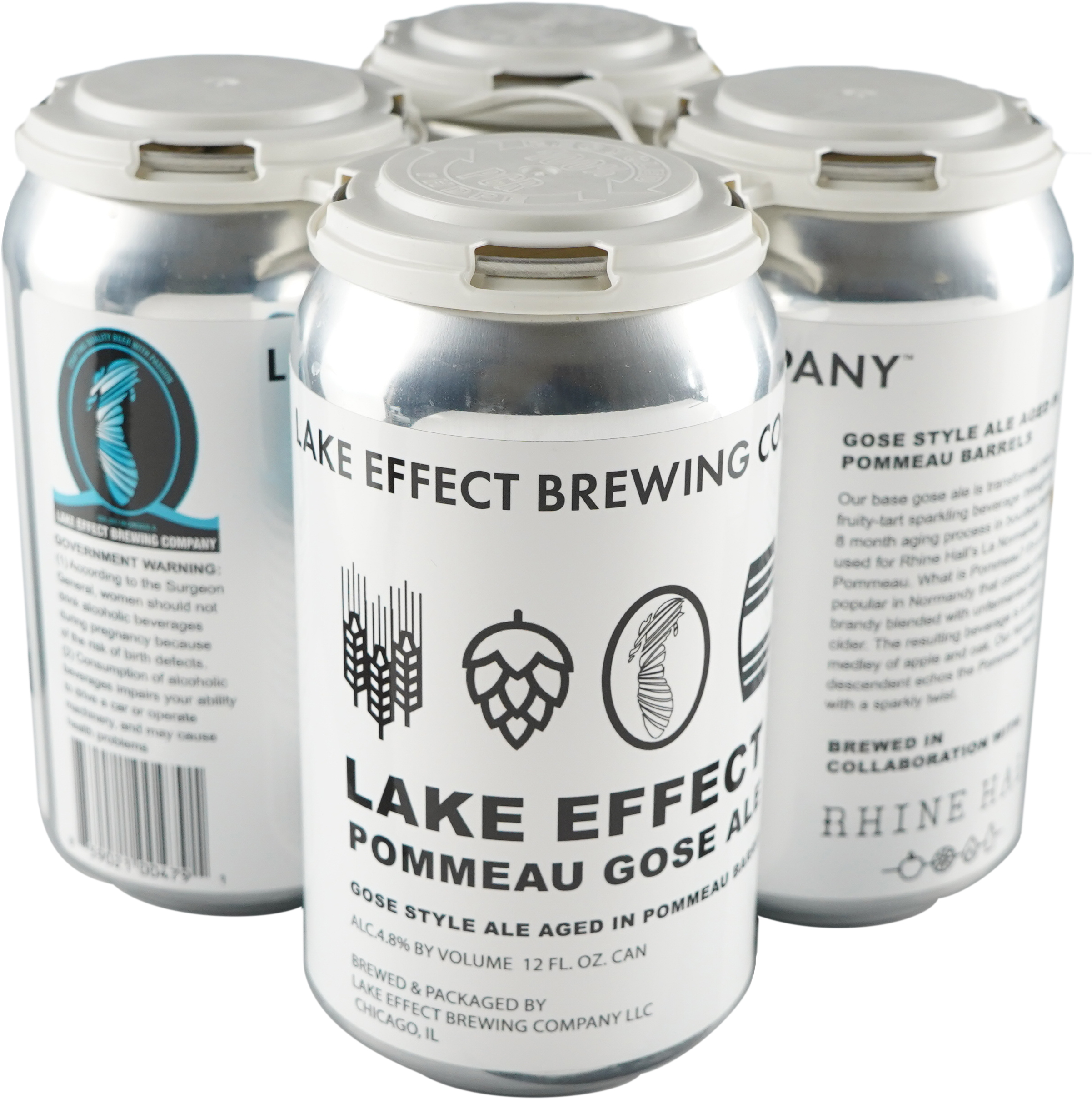 Lake Effect Pommea Barrel Aged Gose in Collaboration with Rhine Hall