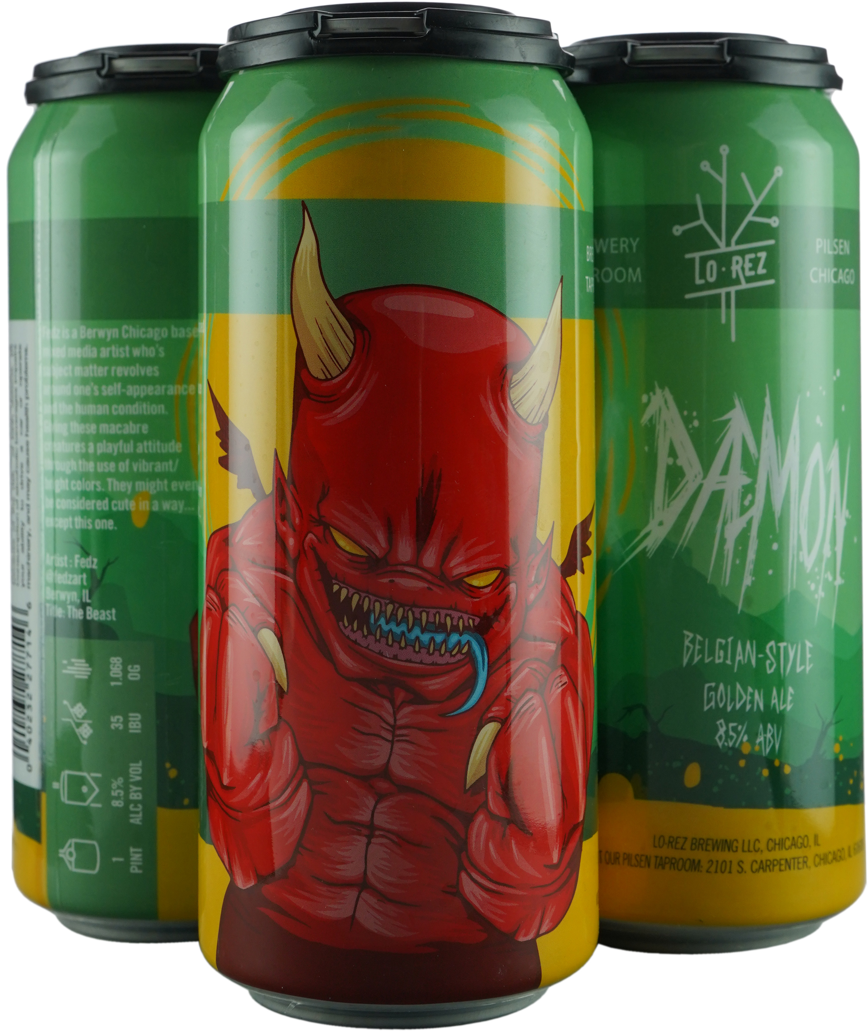 Lo Rez Daemon Belgian Golden Strong Ale