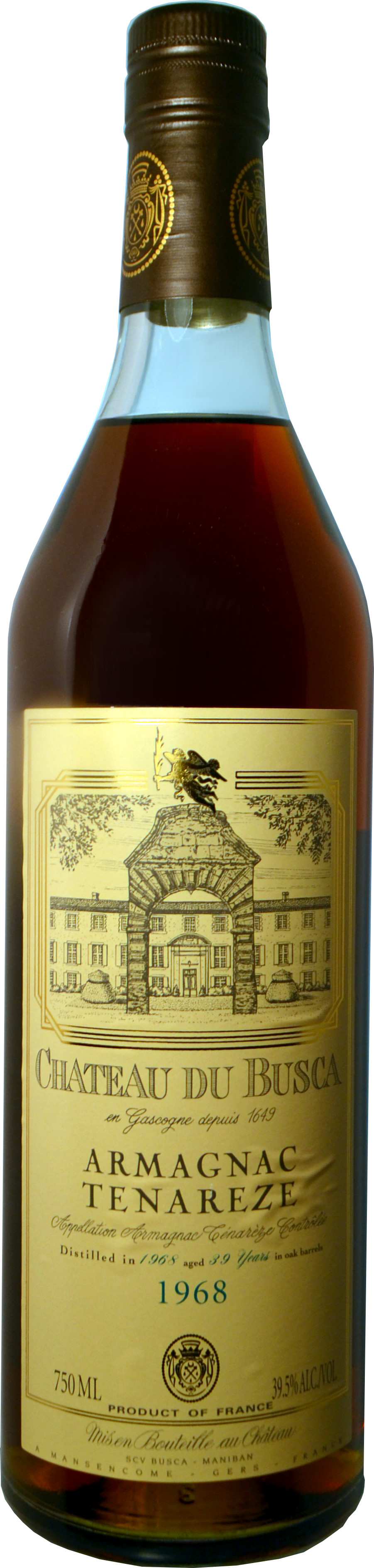 Domaine de Busca Vintage Armagnac Tenareze 1968