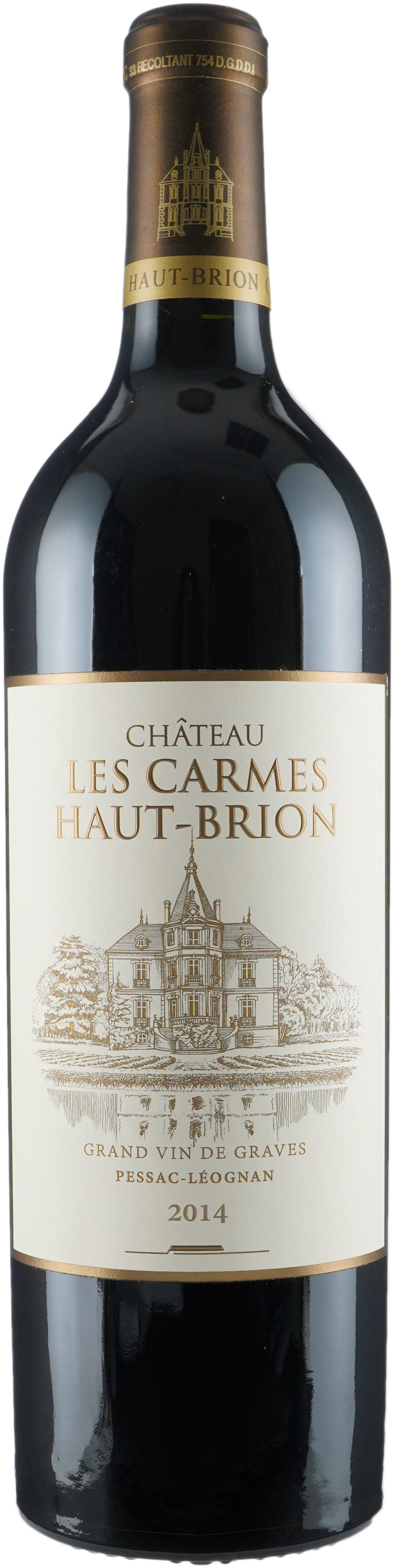 Chateau Les Carmes Haut Brion Pessac Leognan Rouge 2014
