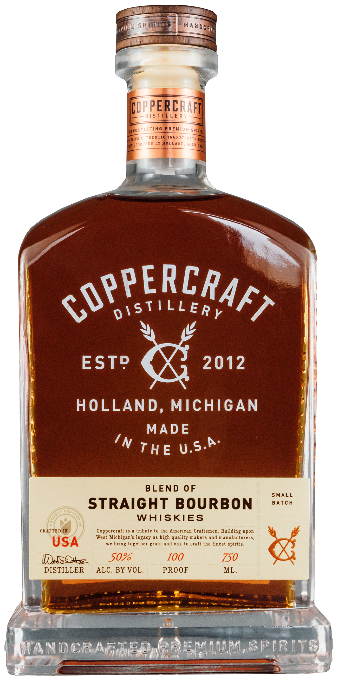 Coppercraft Distillery Blend of Straight Bourbon Whiskies