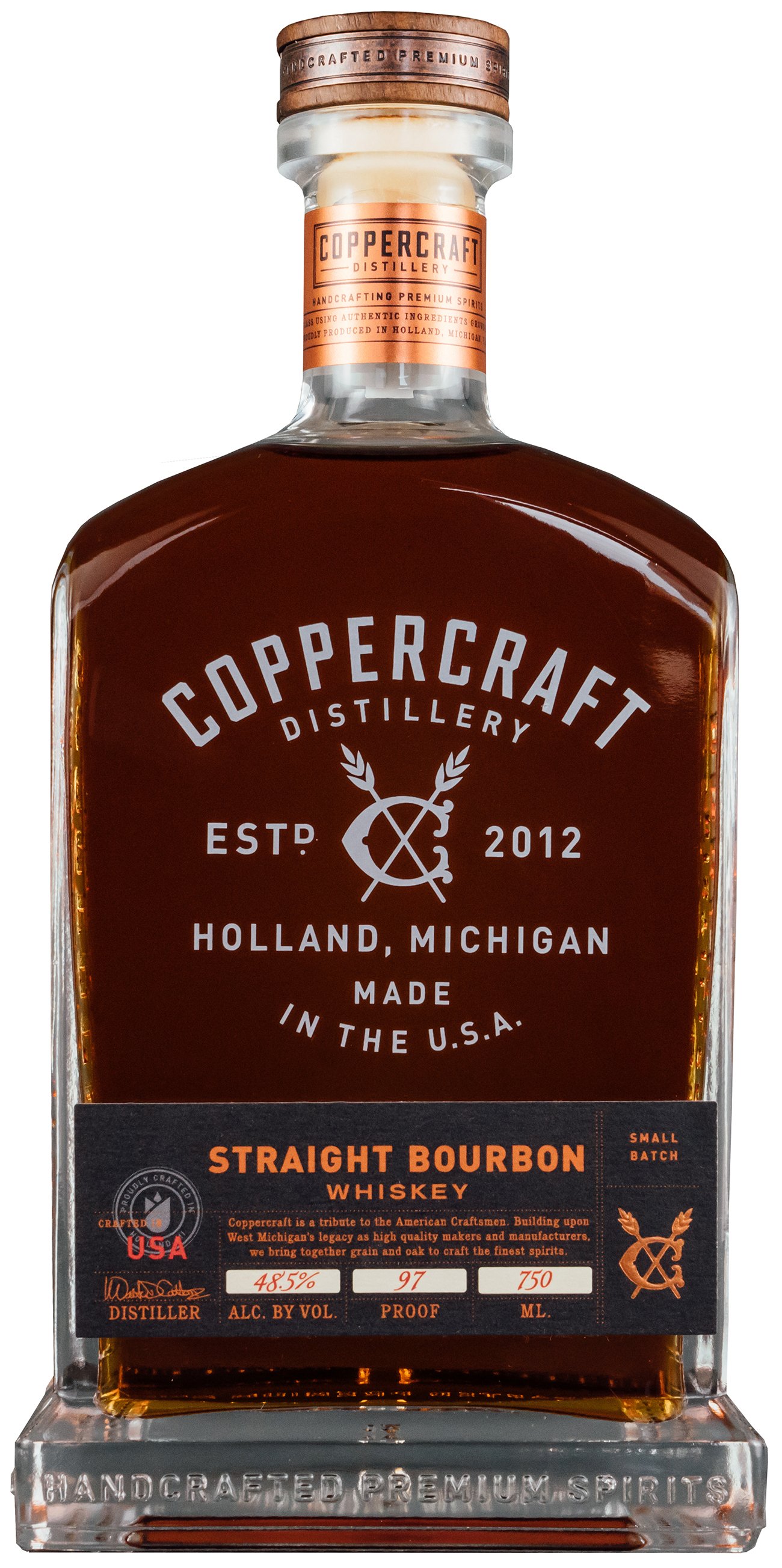 Coppercraft Distillery Straight Bourbon Whiskey